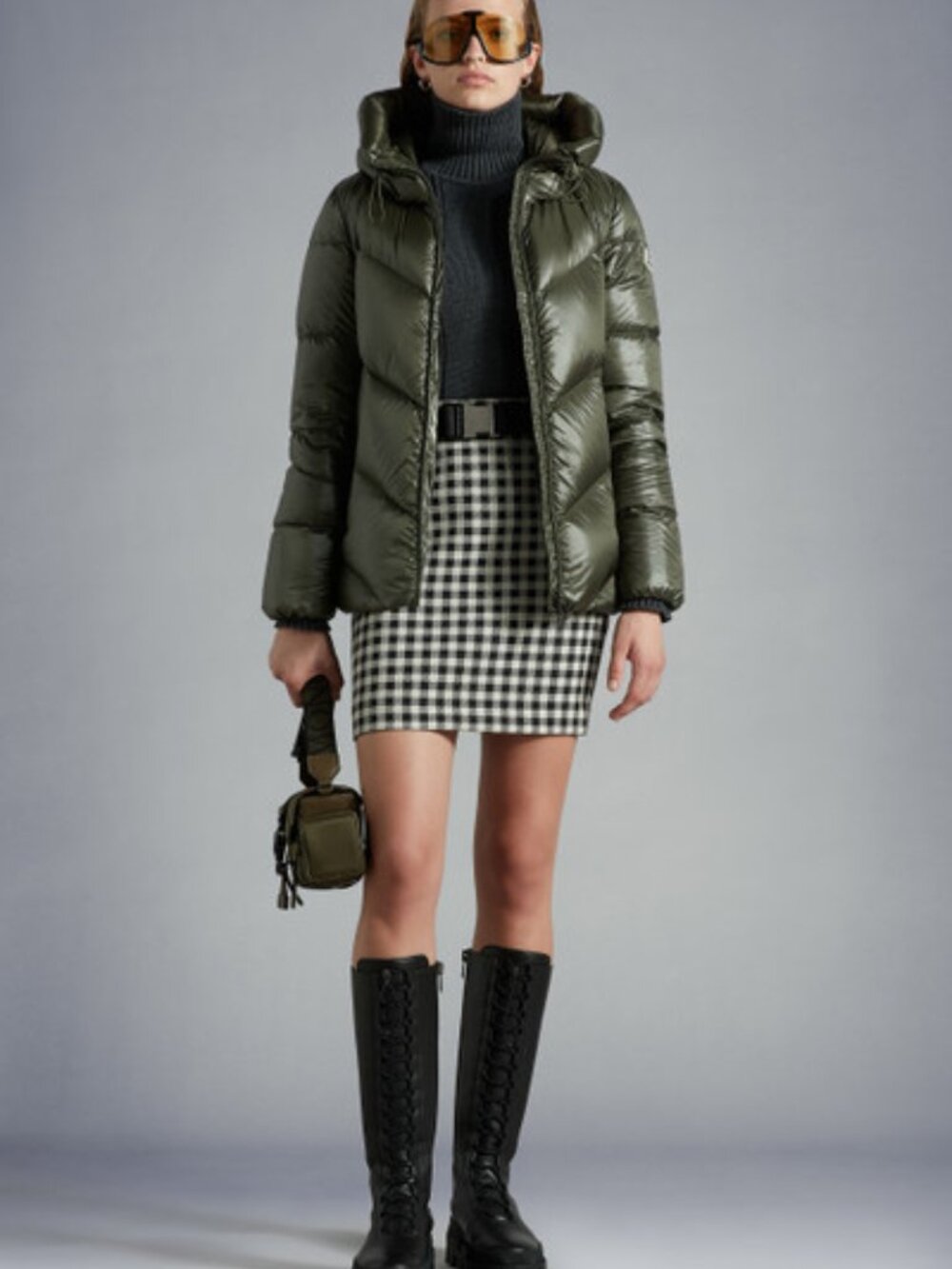 Moncler Chambon Short Down Jacket -Green - Picture 12 of 13